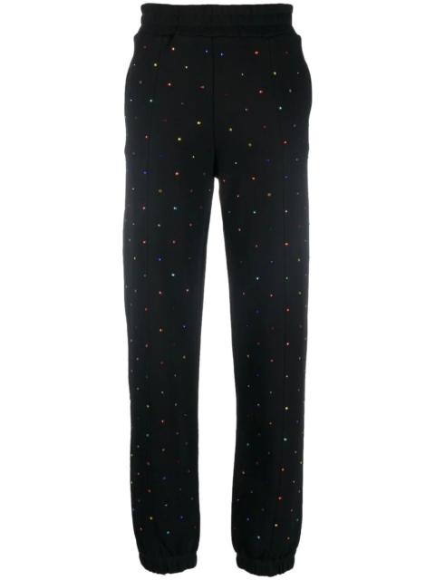MSGM stud-embellished tapered joggers