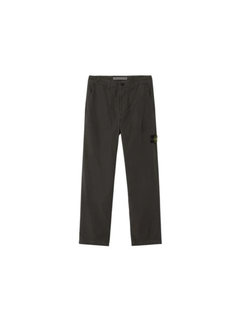 Stone Island Stone Island 3100005 Canvas Weave Cotton Organic Cotton Pant Lead Grey