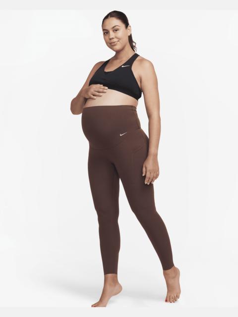 Nike Zenvy (M) Women's Gentle-Support High-Waisted 7/8 Leggings with Pockets (Maternity)