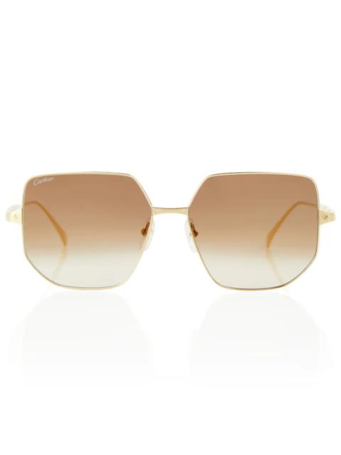 Cartier Santos de Cartier square sunglasses