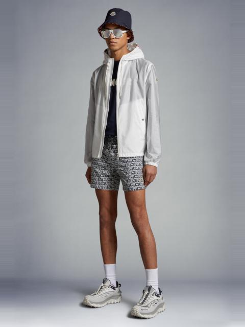 Moncler Monogram Print Swim Shorts