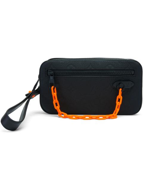 Louis Vuitton Louis Vuitton Pochette Volga Monogram Empreinte Orange Black