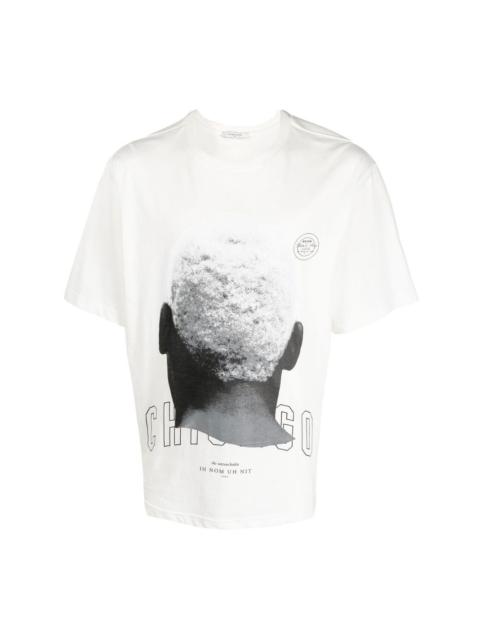 ih nom uh nit graphic-print crew-neck T-shirt