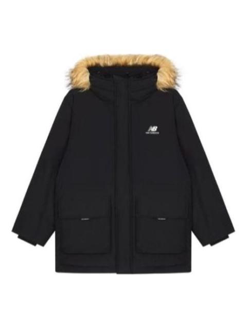 New Balance Color Block Down Jacket 'Black' AMJ23355-BK