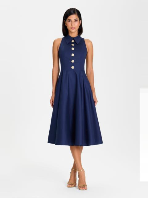 NADINE MERABI LAURA NAVY DRESS