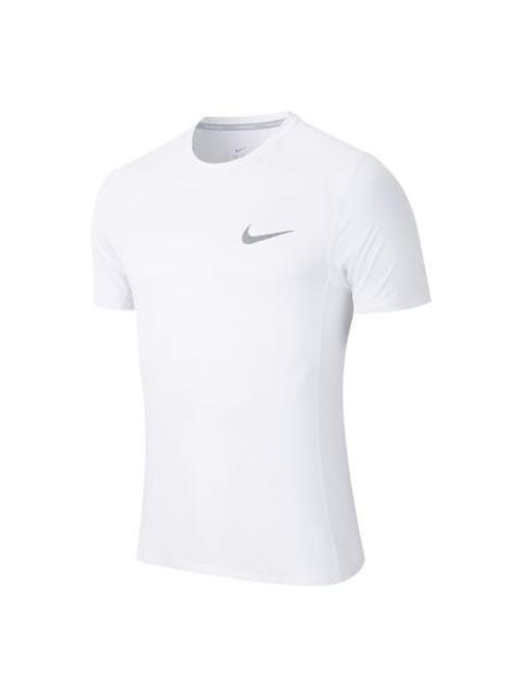 Nike Nike Miler Running Tops Quick Dry Short Sleeve White AT3952-100