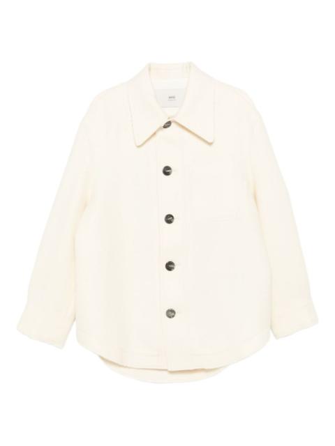 AMI Paris point-collar shirt jacket