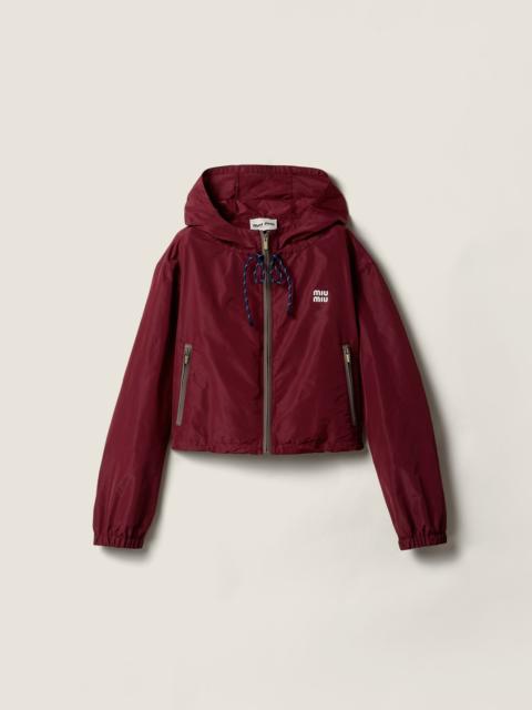 Miu Miu Technical fabric blouson jacket