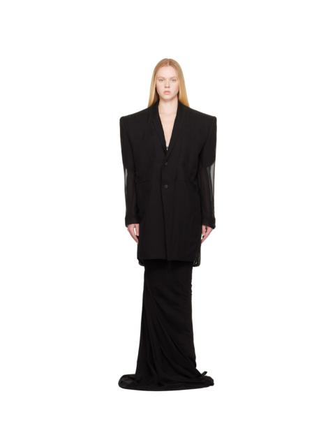 Rick Owens Black Hollywood Ricks Fogpocket Tatlin Blazer