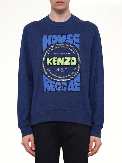 KENZO Logo Sweatshirt In Blue