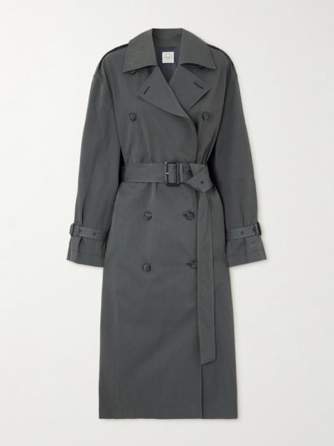 TOTEME Garderob Belted Organic Cotton-blend Trench Coat