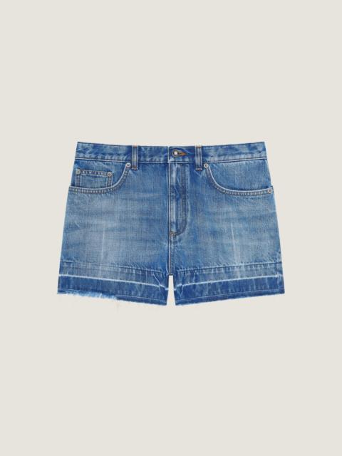 Givenchy SHORTS IN MEDIUM BLUE DENIM