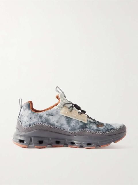 Cloudaway Smoky Quartz Rubber-Trimmed Ripstop and Mesh Running Sneakers