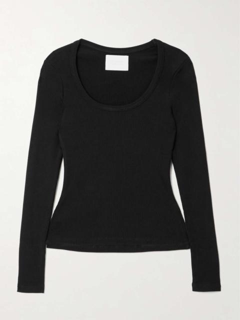 Citizens of Humanity Rumi ribbed-knit top Black