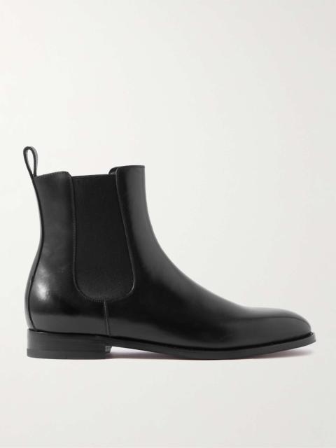 Manolo Blahnik Delsa Leather Chelsea Boots