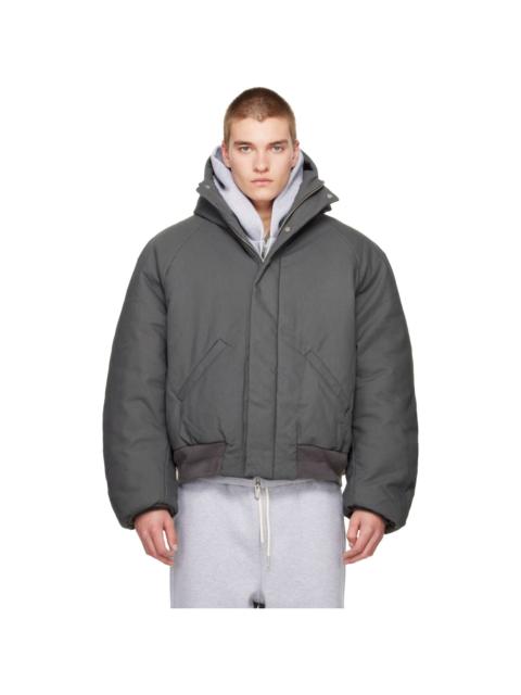 Seventh Gray Orb Puffer Coat