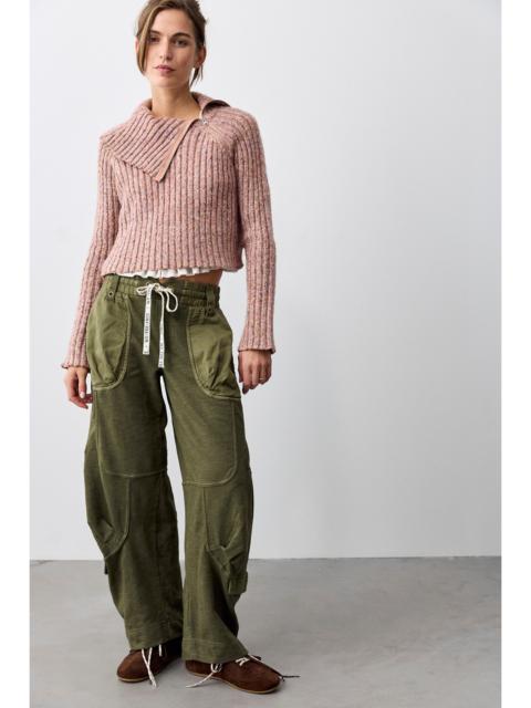 FREE PEOPLE We The Free Onset Knit Pull-On Cargo Pants