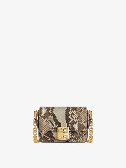 Givenchy SMALL 4G BAG IN PYTHON WITH CHAIN