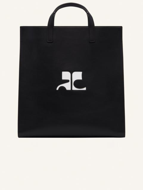courrèges HERITAGE LEATHER TOTE BAG