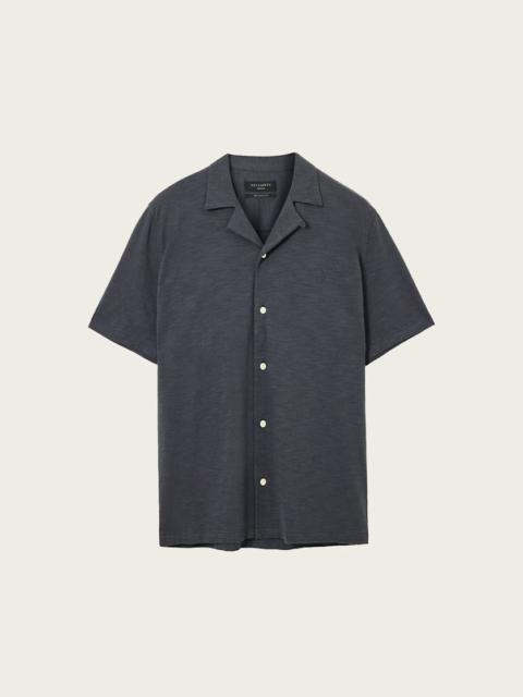 ALLSAINTS ROBSON SHORT SLEEVE RAMSKULL SHIRT