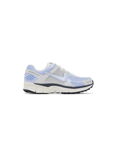 Nike Gray & Blue Zoom Vomero 5 Sneakers