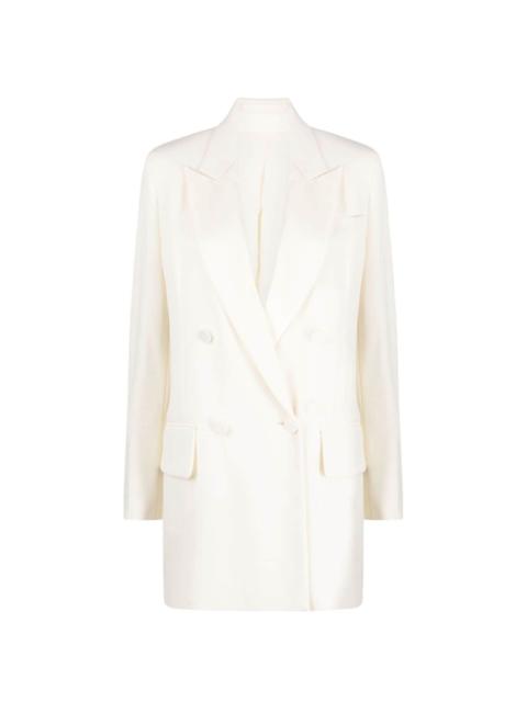 Max Mara double-breasted virgin wool blazer