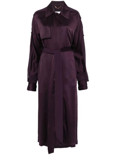 Victoria Beckham satin trench coat
