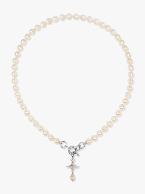 Vivienne Westwood ALEKSA PEARL NECKLACE | WHITE/SILVER