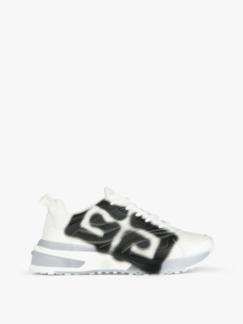 GIV 1 SNEAKERS IN LEATHER WITH TAG EFFECT PRINT