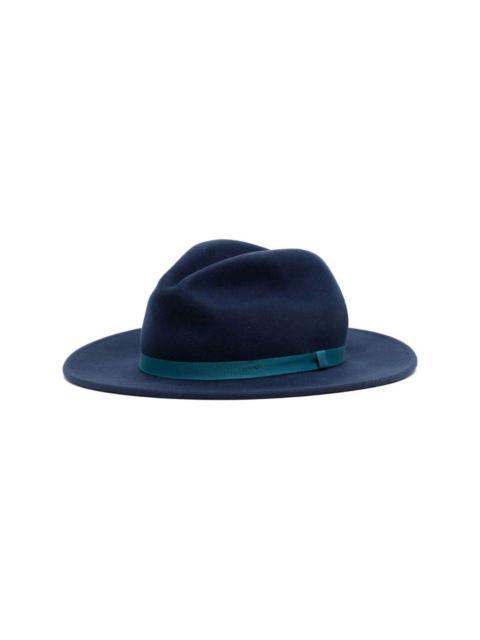 Paul Smith felted wool fedora hat
