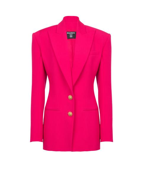 2-button cinched-waist jacket