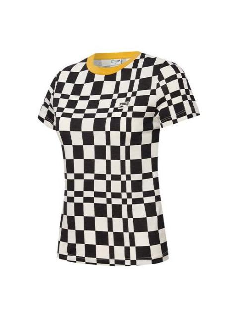 PUMA (WMNS) PUMA Downtown Round-neck Black 533046-01