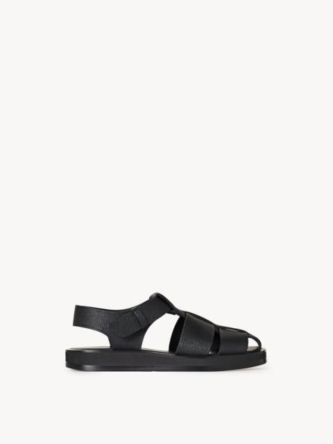 The Row Fisherman Sandal in Leather