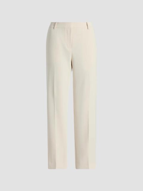 KOBI HALPERIN Women's Gloria Crepe Straight-Leg Pants - Ecru