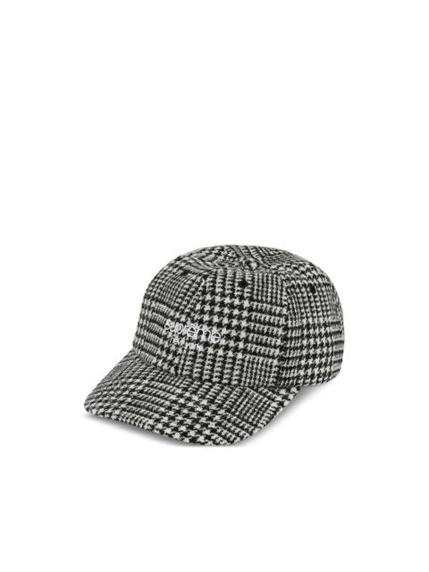Supreme x Harris Tweed logo cap hat