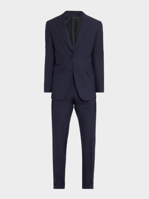 Brioni Men & apos;s Tonal Stripe Wool Two-Piece Suit
