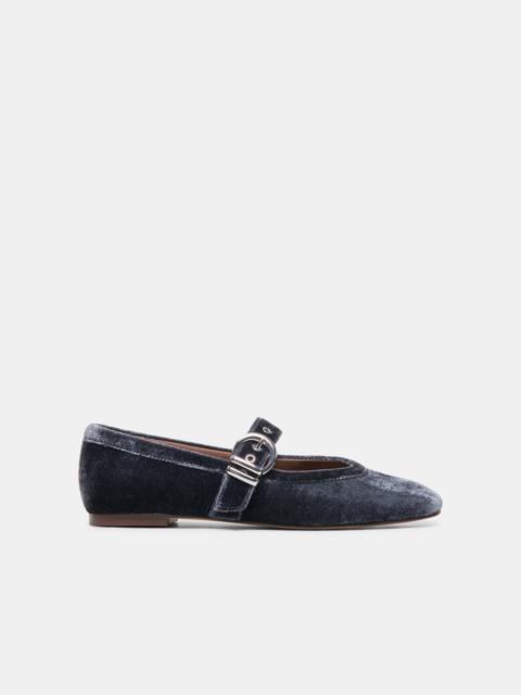 dolce vita MIKEL VELVET BALLET FLATS NAVY VELVET