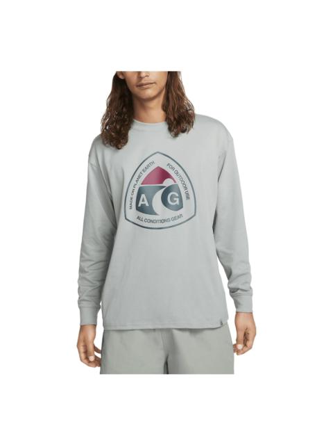 Nike Nike ACG Long Sleeve Outdoor Sign T-Shirt 'Mica Green' DX9450-330