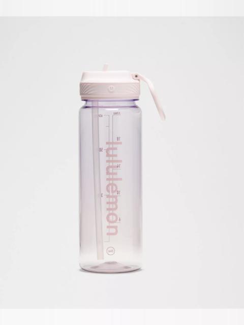 lululemon Back to Life Clear Bottle 24oz *Straw Lid