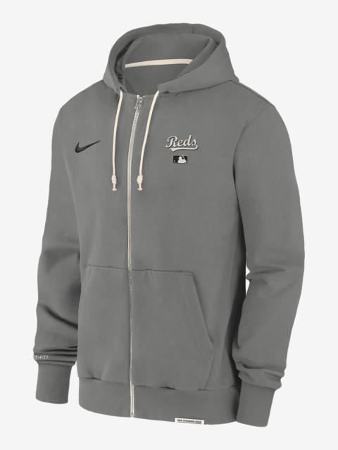 Nike Cincinnati Reds Authentic Collection Travel Men's Nike Dri-FIT MLB Full-Zip Hoodie