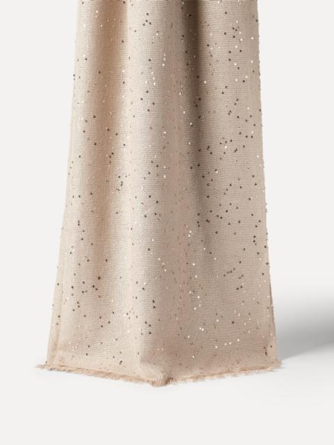 Brunello Cucinelli Cashmere and silk Diamond yarn scarf