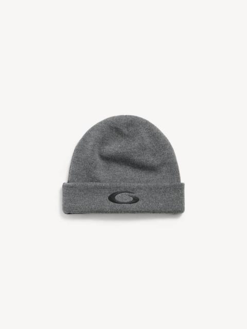 BALENCIAGA Men's Loop Sports Icon Beanie in Black/grey