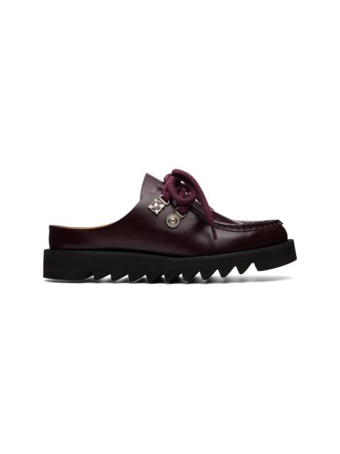 TOGA VIRILIS Burgundy Leather Derbys