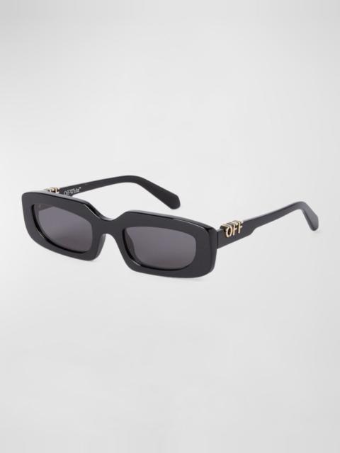 Off-White Renton Rectangle Acetate Sunglasses