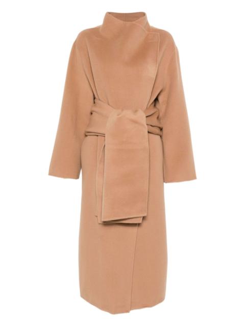 AYA MUSE belted felted coat