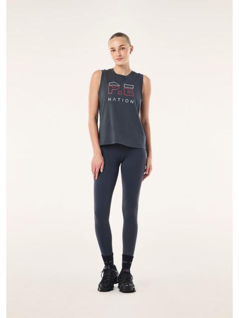 P.E NATION HEADS UP TANK IN MARINE BLUE & STRAWBERRY
