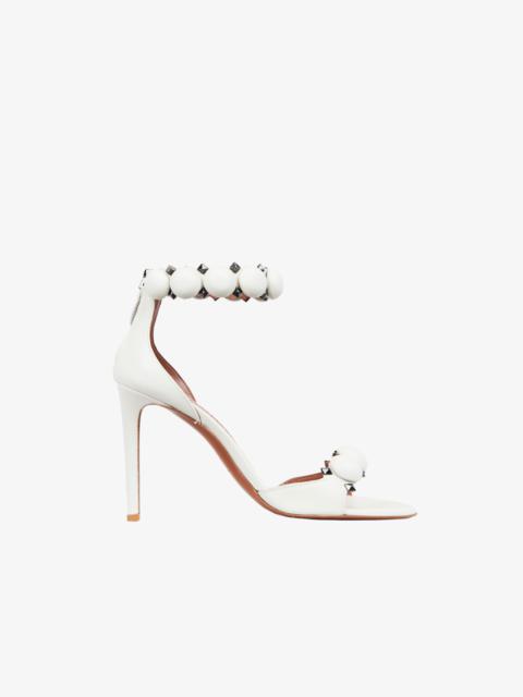 Alaïa BOMBE SANDALS IN CALFSKIN