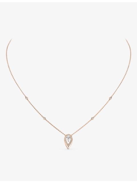 MESSIKA Fiery Gold and 0.25ct Diamond Pendant Necklace