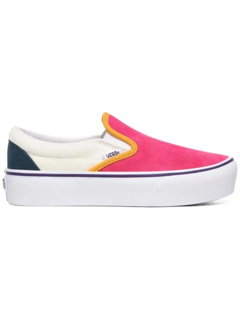 Vans Vans Mini Cord Classic Slip-On Platform Multi Pink (W)