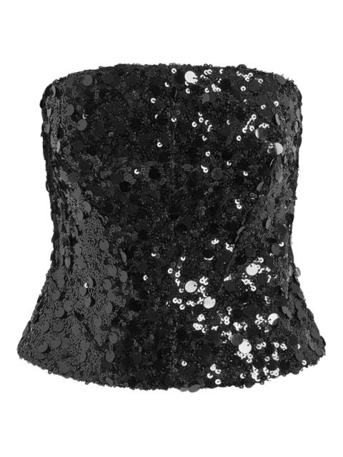 16ARLINGTON sequin anieri top